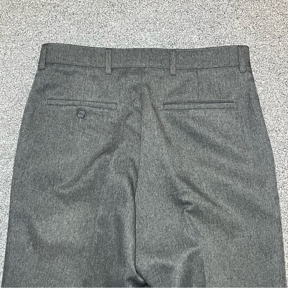 Vintage Levi's Action Slacks Pants Mens 32X25 Gray Dacron Polyester Straight 90s - Picture 10 of 11